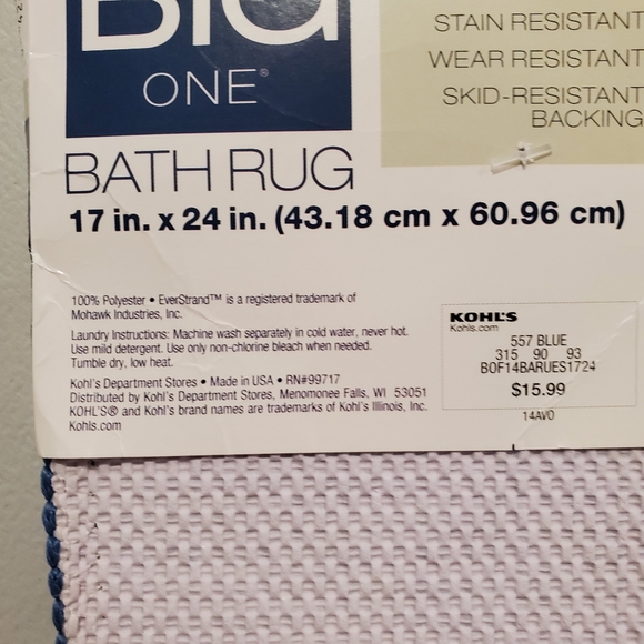 NWT The Big One Bath Rug - Picture 14 of 15